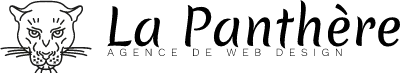 En-tête de page du site web de l'agence La Panthère